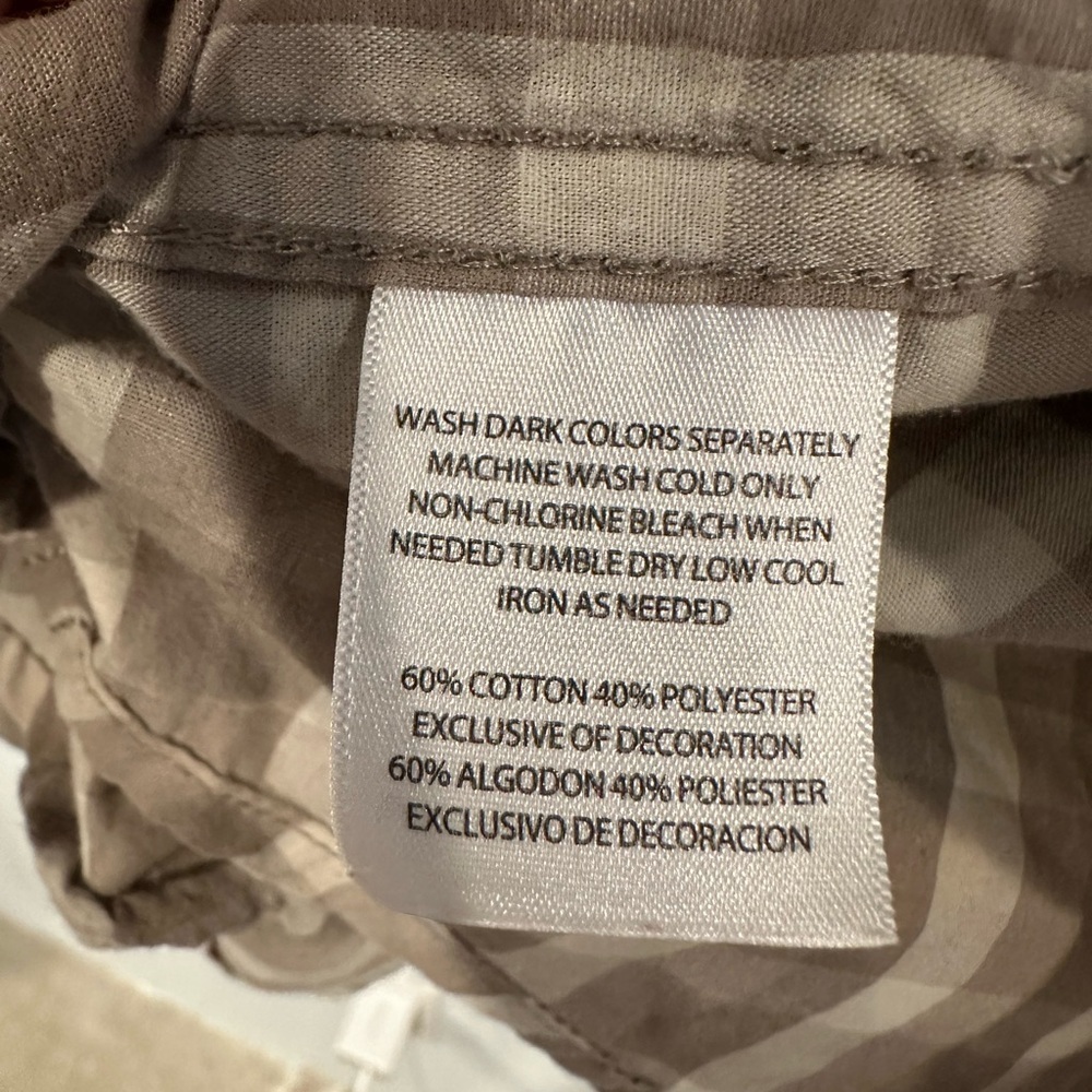 Realtree Men’s XL Brown Tan Check Short Sleeve Button-Up Outdoor Hunting Shirt 👕 - Picture 4 of 6